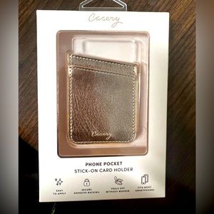 Cell Phone-  stick on card holder wallet